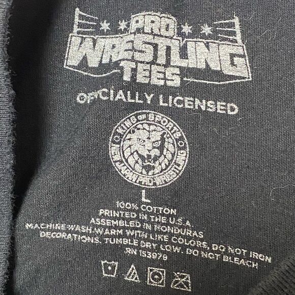 Young Bucks Official Bullet Club Pro Wrestling Tees Men's Black T-Shirt Sz L - Picture 7 of 9